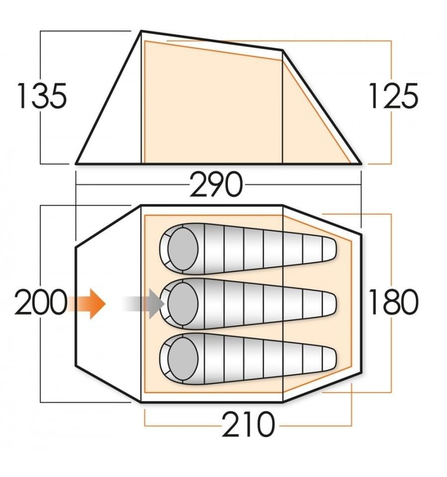 Vango ark 200 top tent