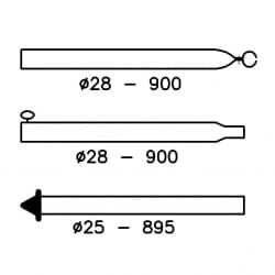 Campking Stormstok 2825 mm.170-260 cm :