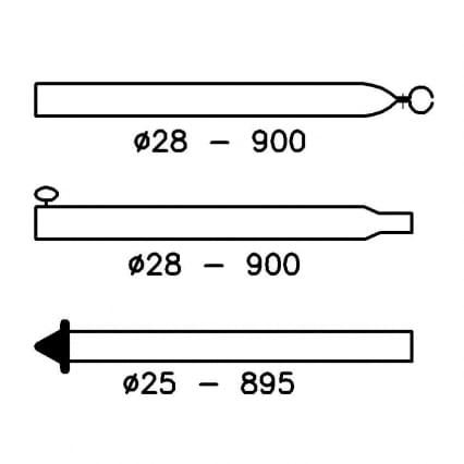 Campking Stormstok 2825 mm.170-260 cm :