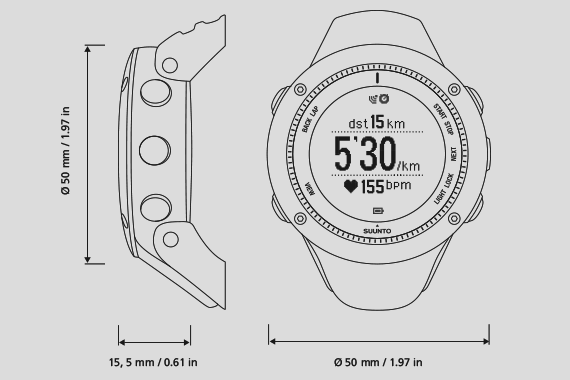 suunto ambit 3 run lime