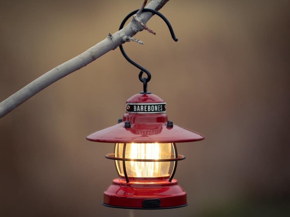 ondernemer Stevig Einde Barebones Mini Edison Oplaadbare Hanglamp - Rood