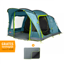 Trechter webspin Literatuur Schurend Coleman Aspen 4 - 4 Persoons Tent online te koop bij kampeerwereld.nl