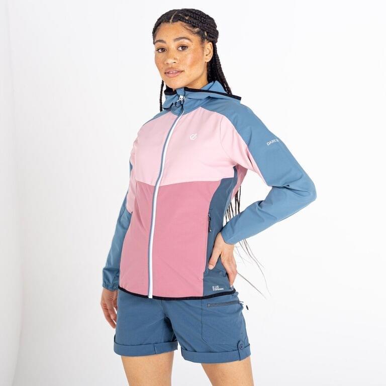 Dare2b Duplicity II Softshell Jas Dames Roze