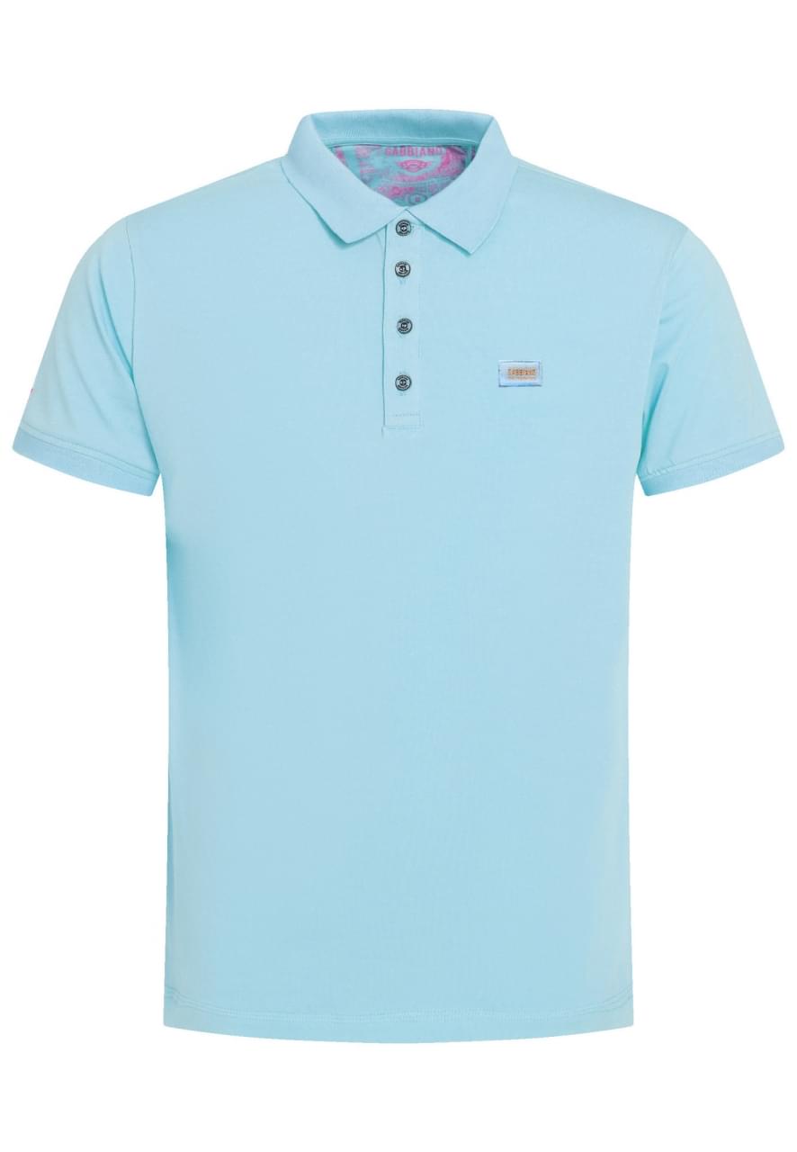 Gabbiano Poloshirt Classic Basic Polo 232546 Pastel Blue 318 Mannen Maat - M