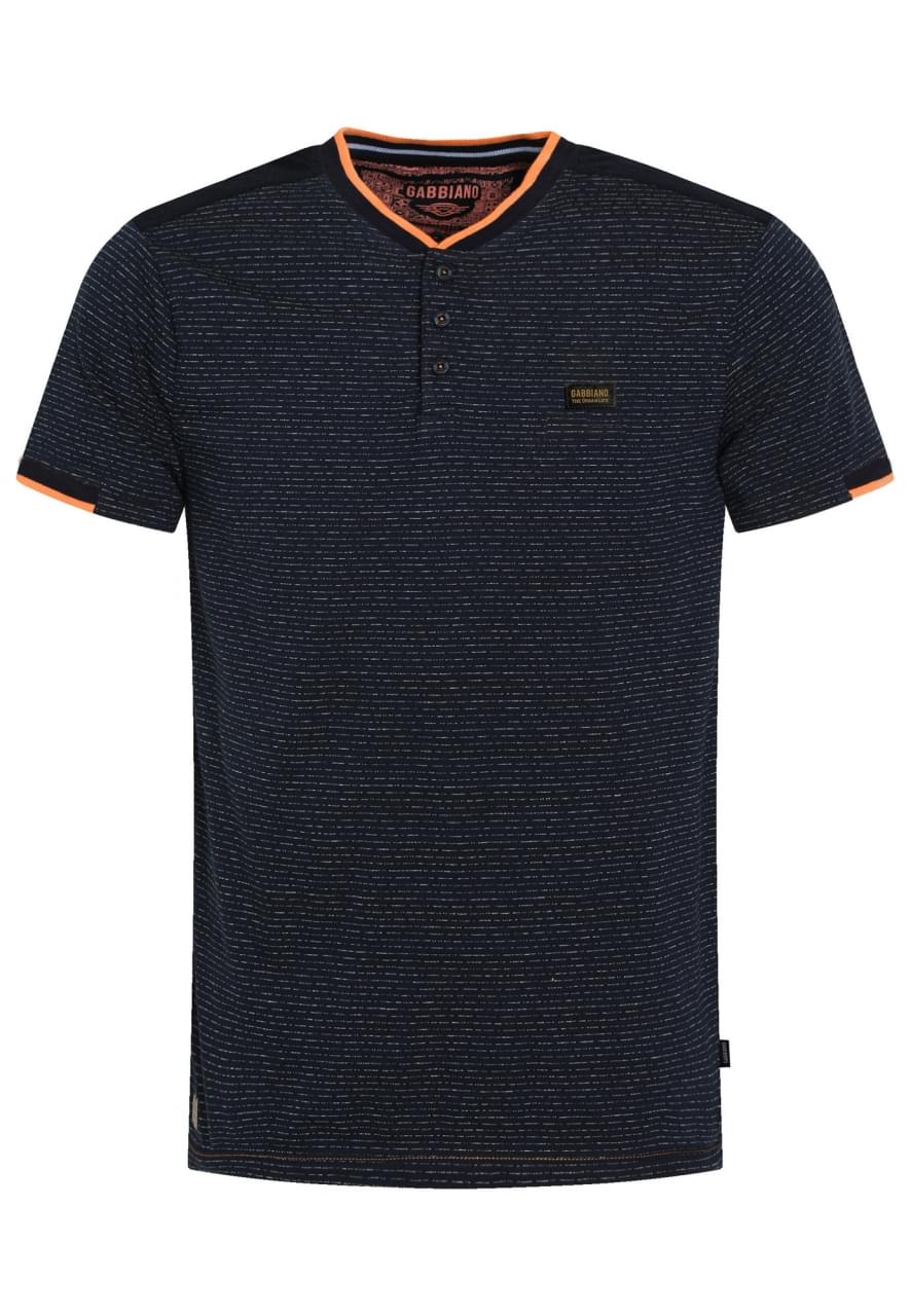 Gabbiano T-shirt Heren Donkerblauw