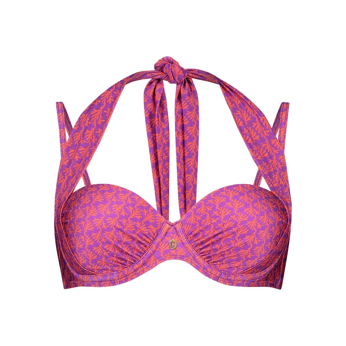ten Cate Beach Coral Wired Bikini Top Dames Roze