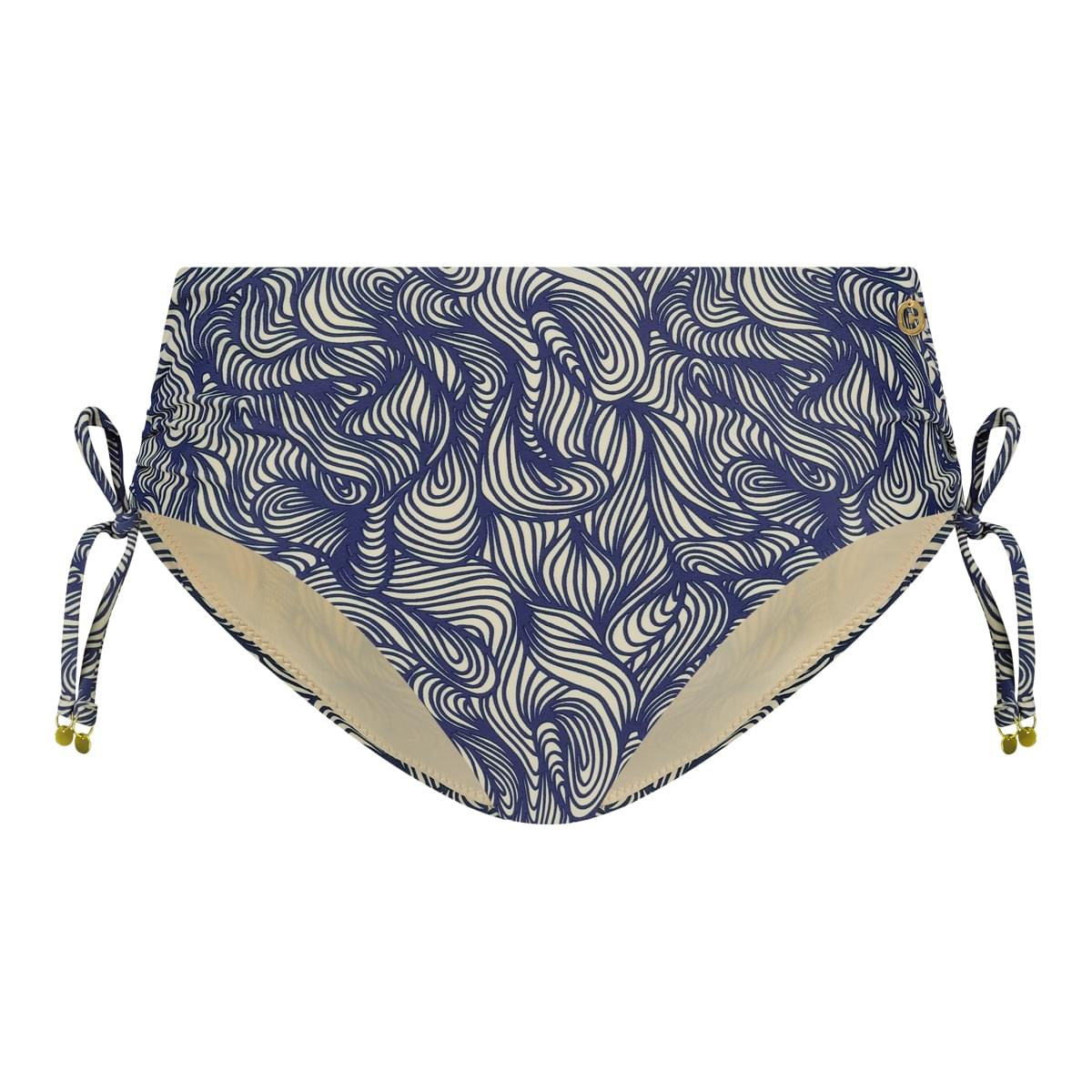ten Cate Beach Abstract Bow Midi Bikini Broekje Dames Blauw