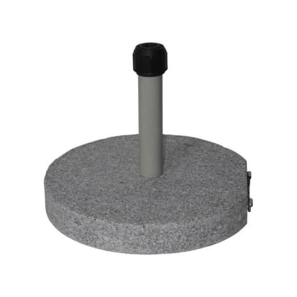 Lesli Living Parasolvoet rond graniet 40kg grijs