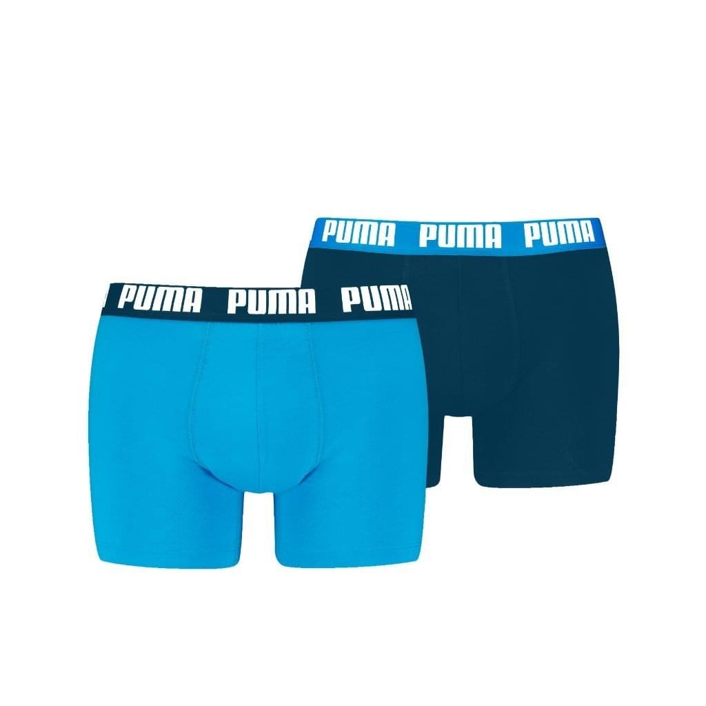 Puma Everyday Basic Boxershort Heren Set van 2 Blauw