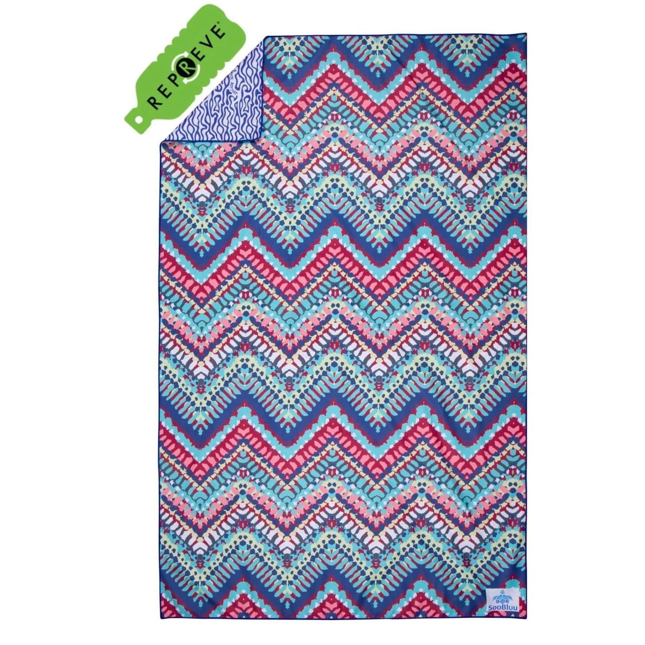 SooBluu Chevron 100 x 160 Reis Handdoek Multicolor