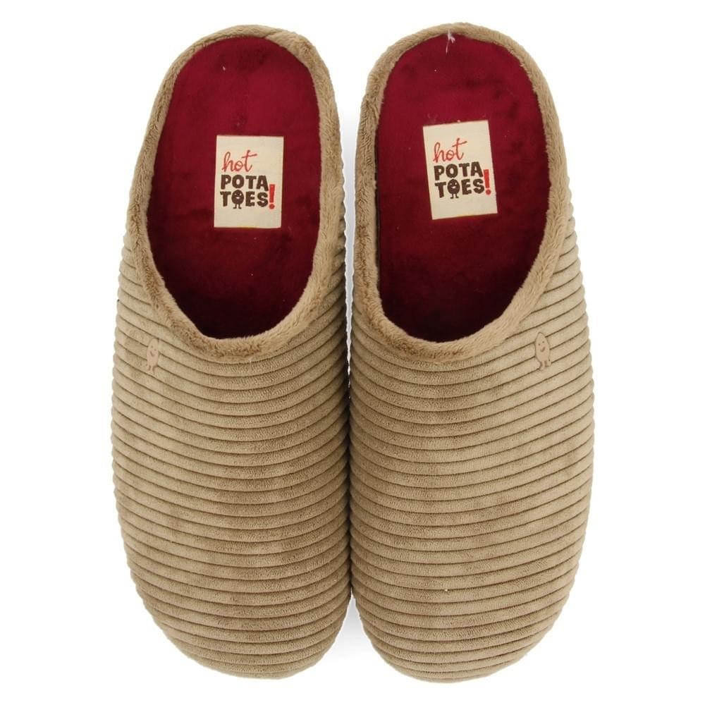 Hot Potatoes 92207 Sloffen Heren Beige