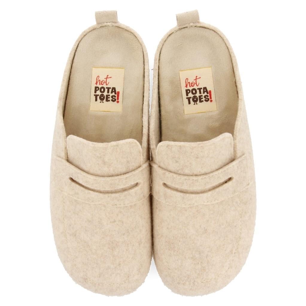 Hot Potatoes 92203 Sloffen Dames Beige