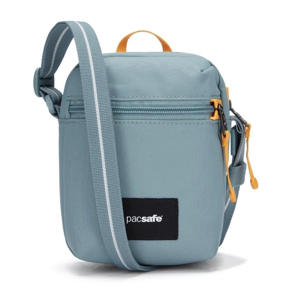 PACSAFE GO Micro Crossbody - Anti diefstal Schoudertas - 1,5 L - Blauw (Fresh Mint)