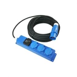 Haba Quatro-unit + USB Aansluiting + 20m Verlengkabel CEE