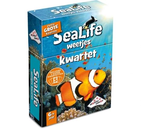 999 Games Sealife Weetjes Kwartet