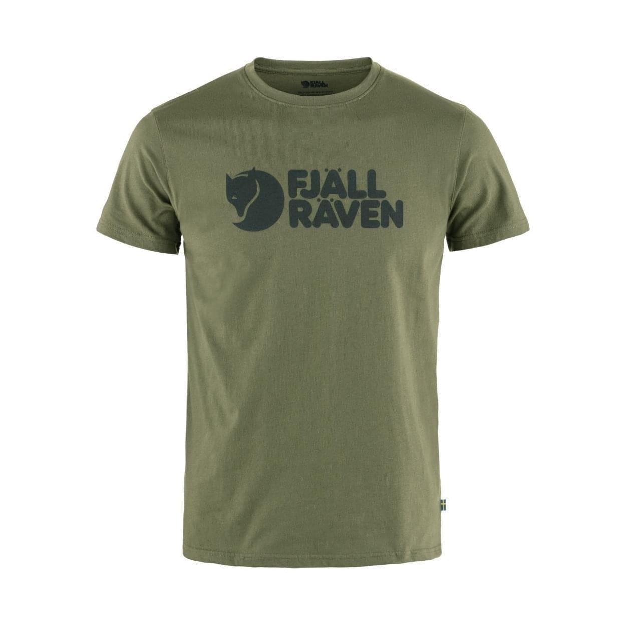 Fjallraven Logo T-shirt Heren Groen