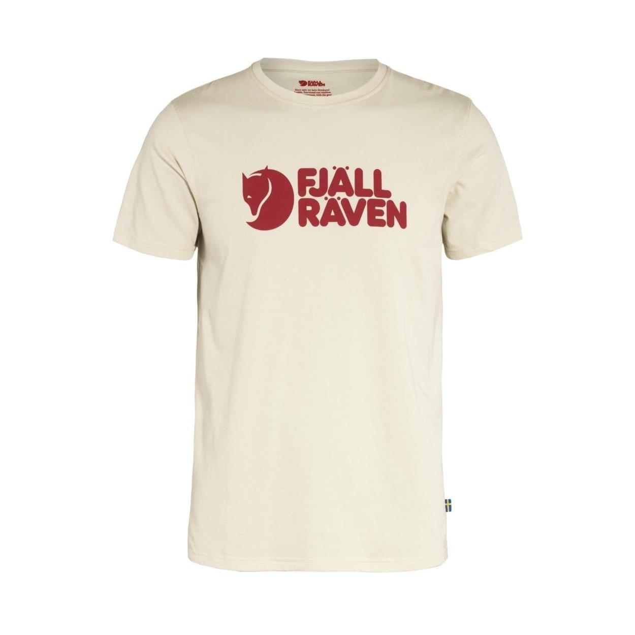 Fjallraven Logo T-shirt Heren Beige