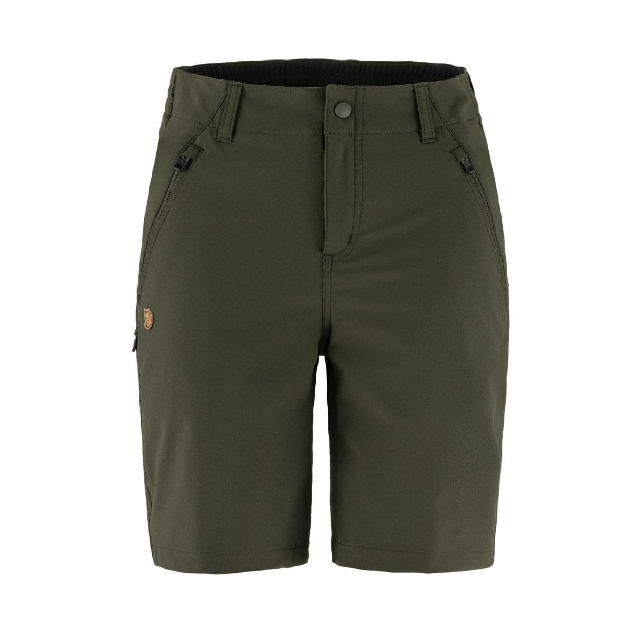 Fjallraven Abisko Trail Stretch Korte Broek Dames Groen