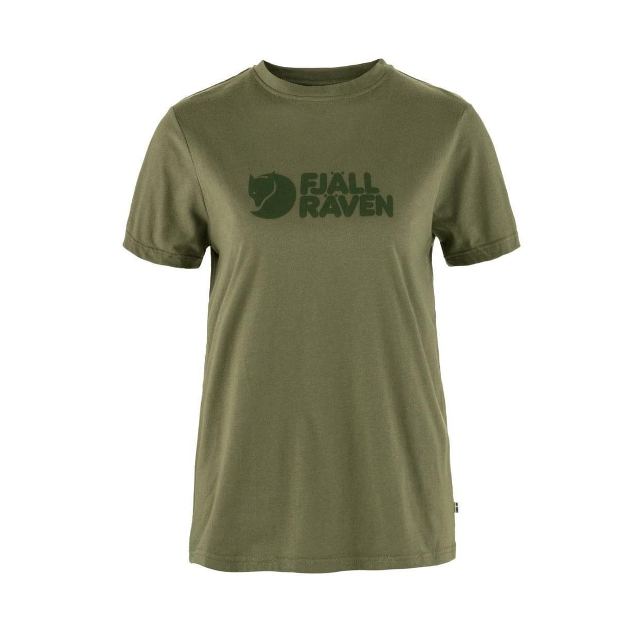 Fjallraven Logo T-shirt Heren Groen