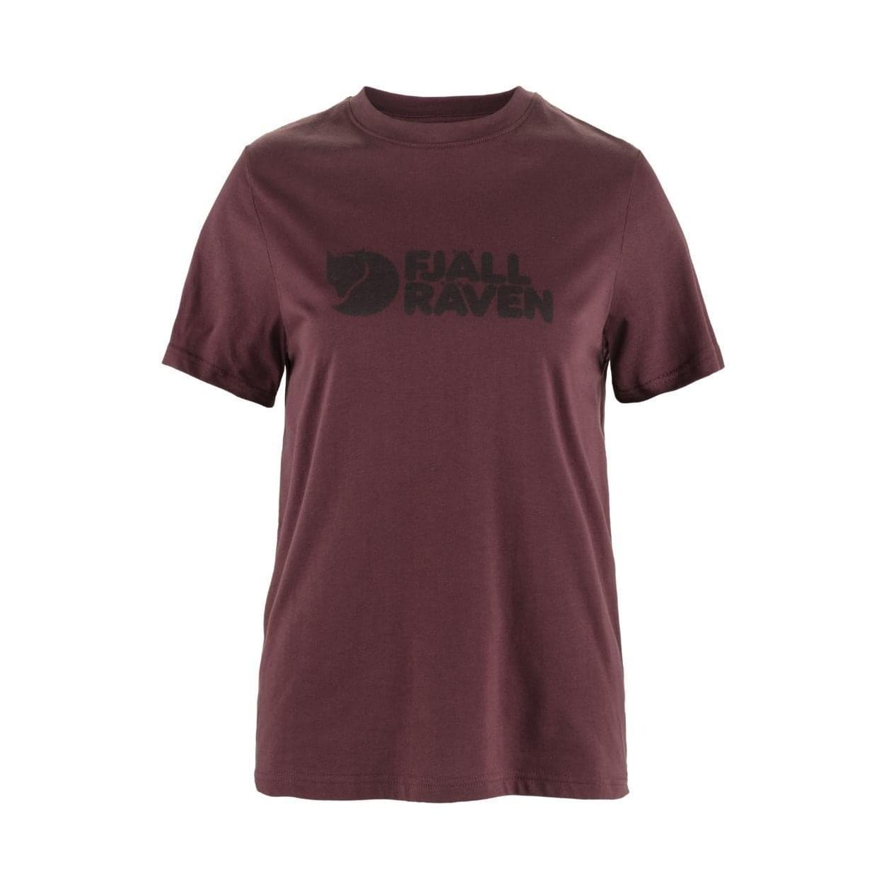 Fjallraven Logo T-shirt Heren Paars