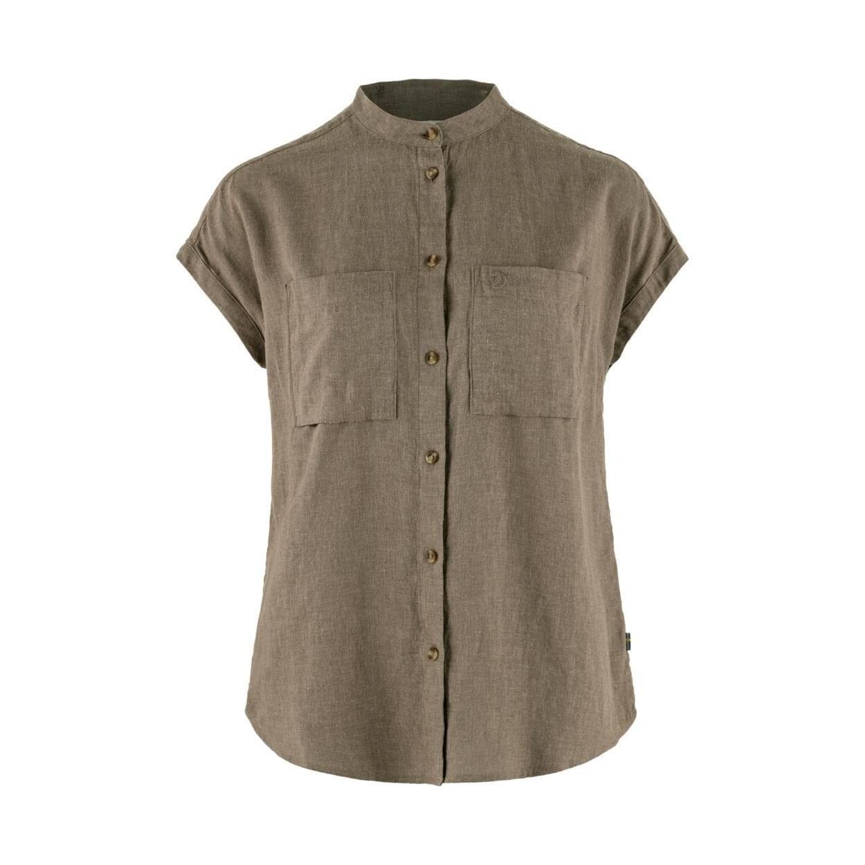 Fjallraven Ovik Hemp Blouse Dames Bruin