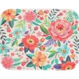 ML Dienblad Melamine Bloem Multicolor