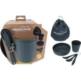 ML Camping Servies Set 6-delig Zwart