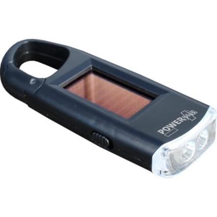 Powerplus Viper Carabiner Solar LED Oplaadbare Zaklamp