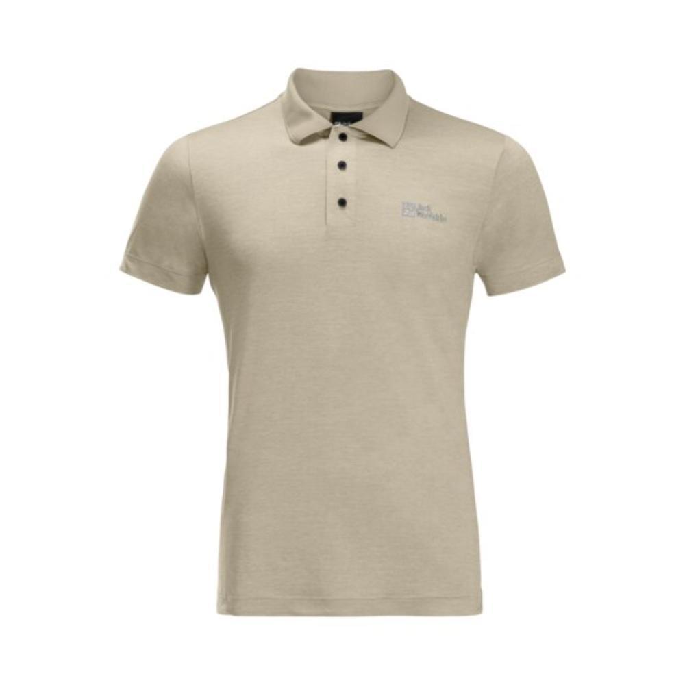 Jack Wolfskin Travel Polo Heren Beige