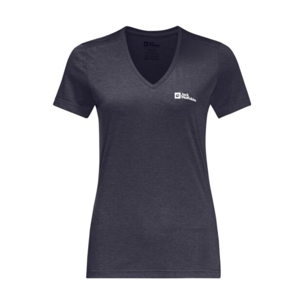 Jack Wolfskin Crosstrail T-shirt Dames Grijs