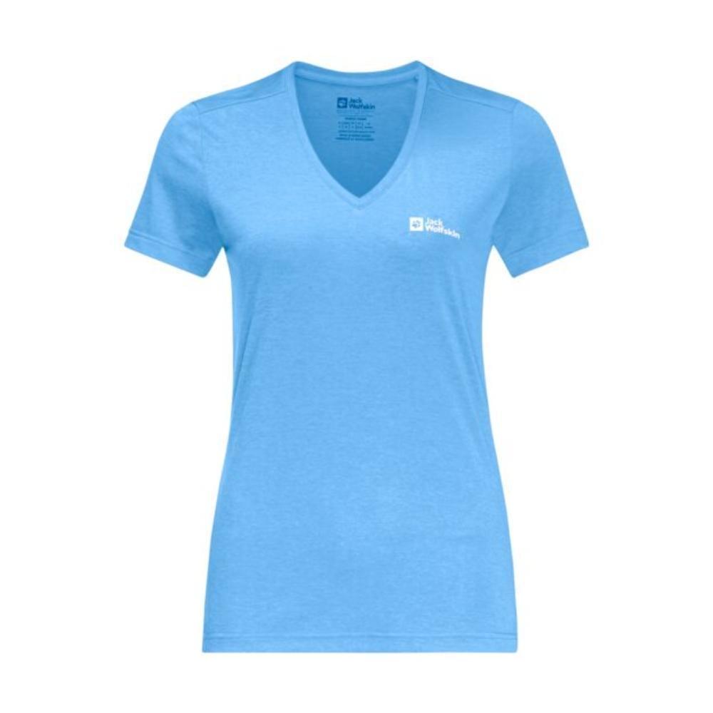 Jack Wolfskin Crosstrail T-shirt Dames Blauw