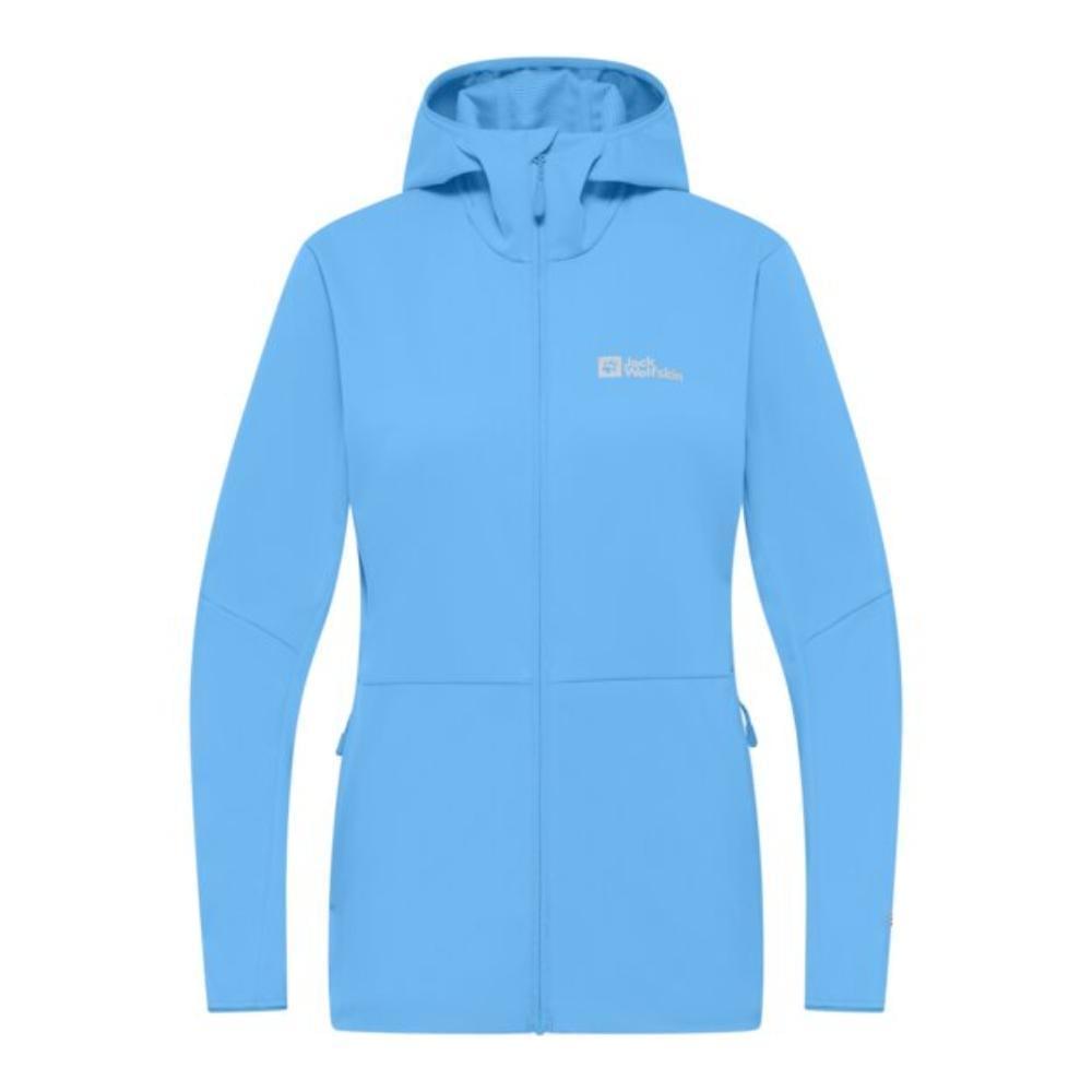 Jack Wolfskin Feldberg Hoody Softshell Jas Dames Blauw