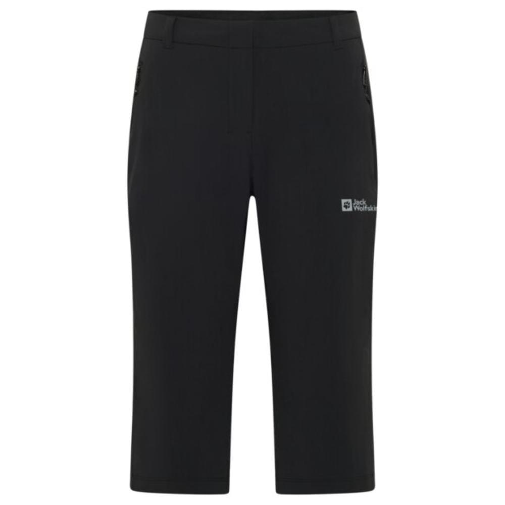 Jack Wolfskin Hikeout 3/4 Broek Dames Zwart