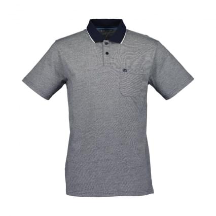 Blue Seven Dots Polo Heren