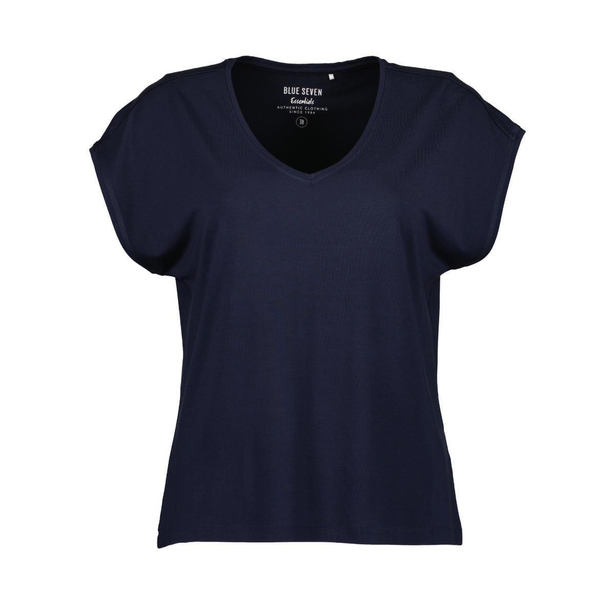 Blue Seven Wing T-shirt Dames Donkerblauw