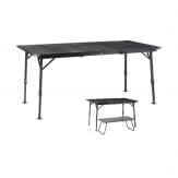 Defa Flex 3-in-1 Campingtafel Zwart