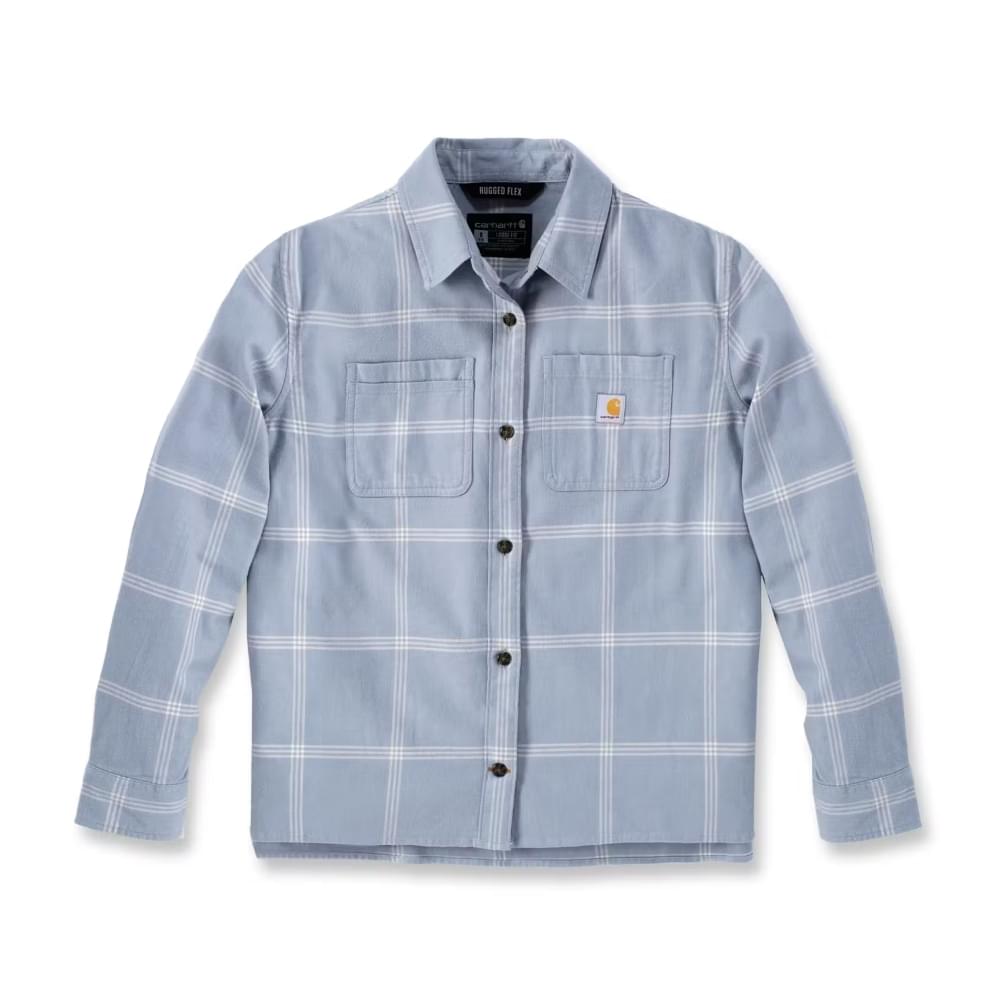 Carhartt Flannel Blouse Dames Blauw