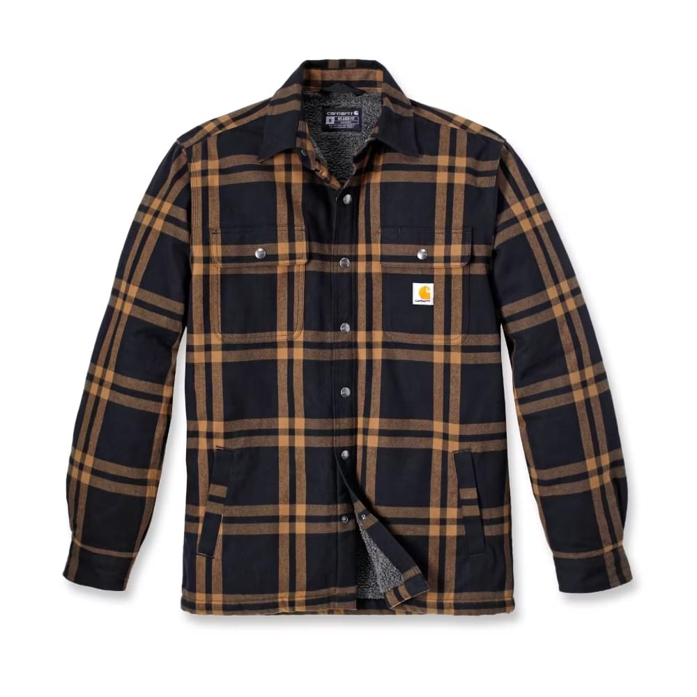 Carhartt Flannel Blouse Vest Heren Zwart