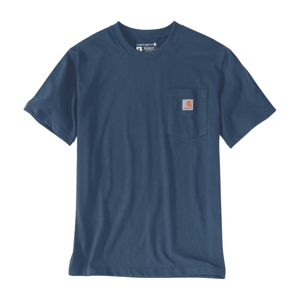 Carhartt Pocket T-shirt Heren Blauw