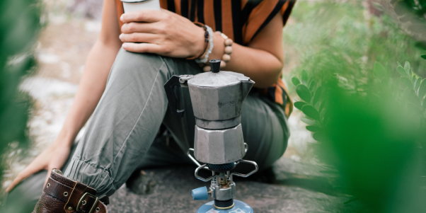 Koffie op de camping