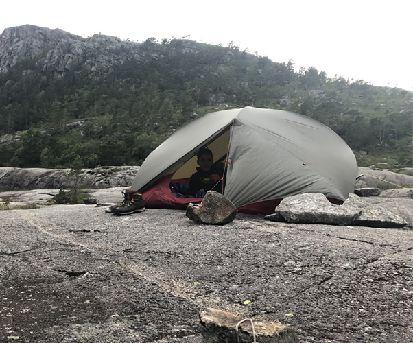 Daniël's reis naar Noorwegen